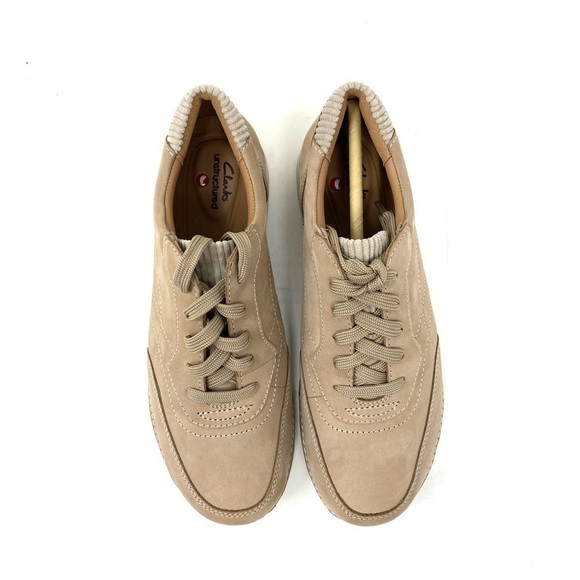 Clarks Appley Tie – Tanda Shoes CLARKS APPLEY TIE SAND NUBUCK Comfort Shoes WIDE